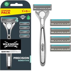 Wilkinson Sword Quattro Titanium Sensitive - Aparat de Rasat cu lame de schimb Wilkinson Sword Quattro Titanium Sensitive - Aparat de Rasat cu lame de schimb