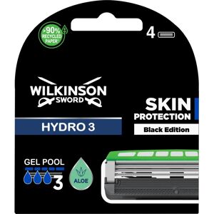Wilkinson Sword Hydro3 Skin Protection Black Edition - Ersatzhuvuden 4 st. Wilkinson Sword Hydro3 Skin Protection Black Edition - Ersatzhuvuden 4 st.