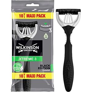 Wilkinson Sword Xtreme 3 Black Edition - Aparat de ras de unică folosință - 10 buc Wilkinson Sword Xtreme 3 Black Edition - Aparat de ras de unică folosință - 10 buc