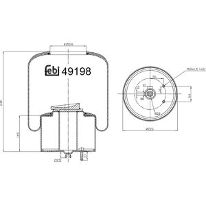 FEBI BILSTEIN 49198 Ilmarenka - Etuakseli FEBI BILSTEIN 49198 Ilmarenka - Etuakseli