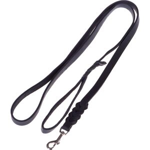 Heim Leather Dog Lead - 200cm - Black - Weather Resistant - Handmade in Germany Heim Leather Dog Lead - 200cm - Black - Weather Resistant - Handmade in Germany