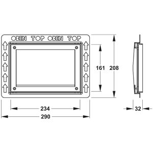 Witte toiletframe Mepa type II - Verstelbare diepte voor tegels 10-19mm Witte toiletframe Mepa type II - Verstelbare diepte voor tegels 10-19mm