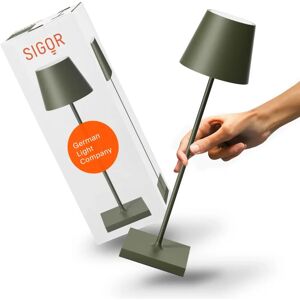 Sigor Nuindie Lampe de table rechargeable vert sapin - Lampe de table - Publicité Sigor Nuindie Lampe de table rechargeable vert sapin - Lampe de table - Publicité