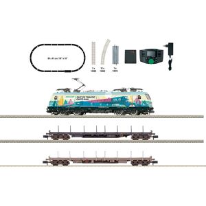 Minitrix 11165 N startpaket godståg - Elektrisk lokomotiv Minitrix 11165 N startpaket godståg - Elektrisk lokomotiv