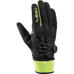 Leki Herren Handschuhe BOA SHARK - Schwarz/Neon Gelb - Skihandschuhe Leki Herren Handschuhe BOA SHARK - Schwarz/Neon Gelb - Skihandschuhe