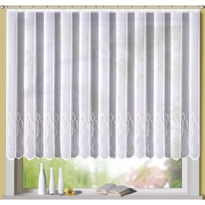 Stickereien Plauen Helena Weiße Gardine 245x450cm - Curtain Stickereien Plauen Helena Weiße Gardine 245x450cm - Curtain