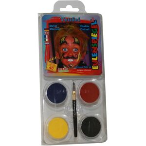 Eulenspiegel Gesichtsbemalung-Teufel-Set - 40 Masken Eulenspiegel Gesichtsbemalung-Teufel-Set - 40 Masken