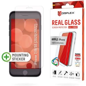 Protection d'écran résistante aux chocs Displex pour iPhone 7/8/SE (2020) - 10H Dureté Protection d'écran résistante aux chocs Displex pour iPhone 7/8/SE (2020) - 10H Dureté