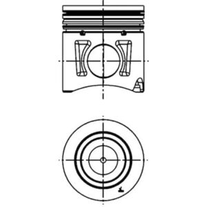 KOLBENSCHMIDT 40339600 Pistão - Cilindro 125mm, Altura 85,5mm, 3 peças KOLBENSCHMIDT 40339600 Pistão - Cilindro 125mm, Altura 85,5mm, 3 peças