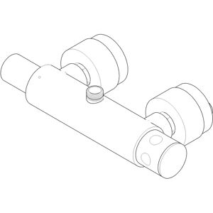 Dornbracht Model 04170104401 Thermostaat - Wandbevestiging Chroom Dornbracht Model 04170104401 Thermostaat - Wandbevestiging Chroom