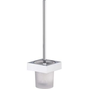 Dornbracht Model 83900780 Chrom Toiletborstel Set met Kristalglas Dornbracht Model 83900780 Chrom Toiletborstel Set met Kristalglas