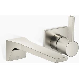 Dornbracht 36860705-06 Wandgemonteerde wastafelmengkraan - Geborsteld platina Dornbracht 36860705-06 Wandgemonteerde wastafelmengkraan - Geborsteld platina
