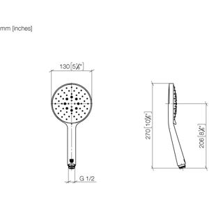 Dornbracht Handbrause - 28016979-000010 - Chrom - Wassersparende Handbrause Dornbracht Handbrause - 28016979-000010 - Chrom - Wassersparende Handbrause