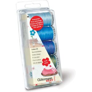 Gutermann Thread Set - 300m Blue/Green - Embroidery & Sewing Gutermann Thread Set - 300m Blue/Green - Embroidery & Sewing