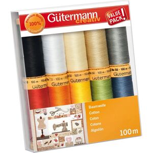 Gütermann Gutermann Natural Cotton Sewing Thread Set Classic Shades - 10 Reels Gütermann Gutermann Natural Cotton Sewing Thread Set Classic Shades - 10 Reels