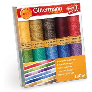 Gutermann Natural Cotton Thread Set - 10 Reels - Patchwork & Quilting Gutermann Natural Cotton Thread Set - 10 Reels - Patchwork & Quilting
