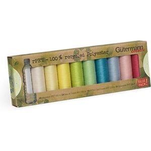 Gütermann 731138-2 - Fil à coudre polyester recyclé - Couleurs pastel - Publicité Gütermann 731138-2 - Fil à coudre polyester recyclé - Couleurs pastel - Publicité
