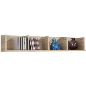 Estante de Pared FMD 4 Compartimentos - Roble Estante de Pared FMD 4 Compartimentos - Roble