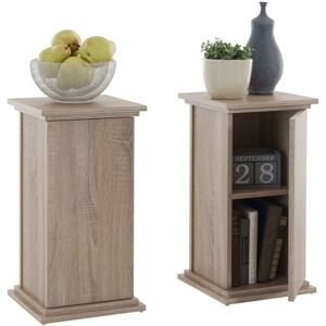 Colonne Décorative Chêne FMD - 30x58x30 cm - Décor - Publicité Colonne Décorative Chêne FMD - 30x58x30 cm - Décor - Publicité