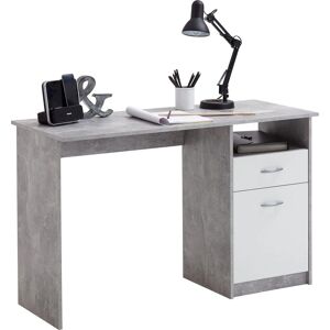 Vida XL Europe B.V. FMD Schreibtisch - Modern, 123x50x76,5 cm, Grau/Weiß Vida XL Europe B.V. FMD Schreibtisch - Modern, 123x50x76,5 cm, Grau/Weiß