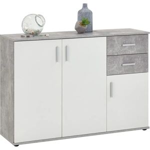 FMD Albi Sideboard - 120,5cm, 83cm, 35cm - Weiß FMD Albi Sideboard - 120,5cm, 83cm, 35cm - Weiß