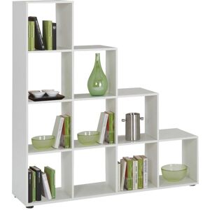FMD Mega 2 Raumteilerregal - Modern, Weiß, 138.5x33x143.5cm FMD Mega 2 Raumteilerregal - Modern, Weiß, 138.5x33x143.5cm