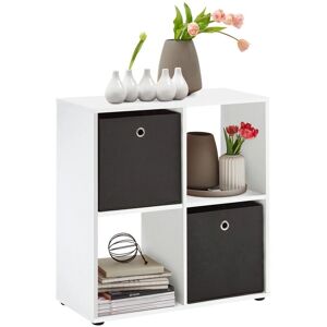 FMD Weiß 4-Compartments Regal - Standregal Organizer FMD Weiß 4-Compartments Regal - Standregal Organizer