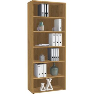 FMD Calvi Aktenregal - 6 Ablagen, Braun, 89x40x221.5cm FMD Calvi Aktenregal - 6 Ablagen, Braun, 89x40x221.5cm