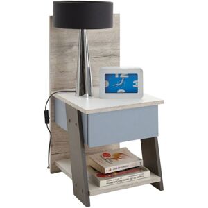 FMD Sand Eiche Nachttisch - 1 Schublade, 34.2x39x69 cm FMD Sand Eiche Nachttisch - 1 Schublade, 34.2x39x69 cm