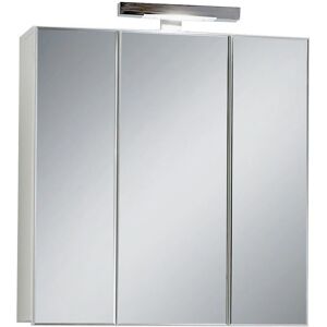 FMD Zamora Wandspiegelschrank - 3 Türen, Weiß, 70cm FMD Zamora Wandspiegelschrank - 3 Türen, Weiß, 70cm
