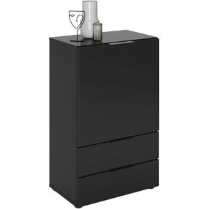 FMD Schwarze Kommode - Moderner Stauraum FMD Schwarze Kommode - Moderner Stauraum