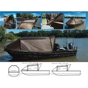 Black Cat Boat Cave II - Waterproof Awning, Transparent Windows Black Cat Boat Cave II - Waterproof Awning, Transparent Windows