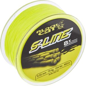 Plecionka Black Cat S-Line 0.55mm - 450m - Žlutá Plecionka Black Cat S-Line 0.55mm - 450m - Žlutá