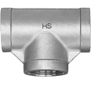 Raccord en T en acier inoxydable Hermann Schmidt 1/2" 90° - Raccord de Tuyau - Publicité Raccord en T en acier inoxydable Hermann Schmidt 1/2" 90° - Raccord de Tuyau - Publicité