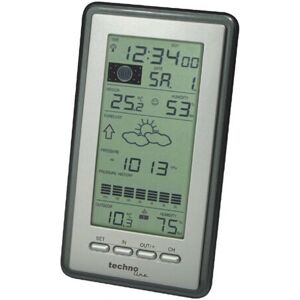 Station météorologique Technoline WS 9040 IT Argentée avec hygromètre intérieur et baromètre extérieur - Station météo - Publicité Station météorologique Technoline WS 9040 IT Argentée avec hygromètre intérieur et baromètre extérieur - Station météo - Publicité