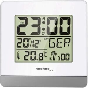 Technoline WT 260 Alarm Clock - Digital, White, Grey - Alarm Clock Technoline WT 260 Alarm Clock - Digital, White, Grey - Alarm Clock