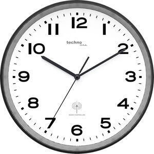 Techno Line WT 8500-3 Black Radio-Controlled Wall Clock Techno Line WT 8500-3 Black Radio-Controlled Wall Clock