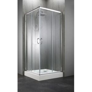 WELLTIME Sommer Eckduschtasse - Quadratisch, Höhenverstellbar, Weiß - Duschwanne WELLTIME Sommer Eckduschtasse - Quadratisch, Höhenverstellbar, Weiß - Duschwanne