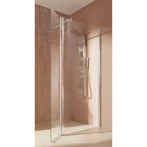 WELLTIME Mailand Walk-in Dusche - 90x190cm, Grau, Sicherheitsglas WELLTIME Mailand Walk-in Dusche - 90x190cm, Grau, Sicherheitsglas