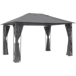 KONIFERA Athen 300x400cm Grau Pavillon - Pavillon KONIFERA Athen 300x400cm Grau Pavillon - Pavillon