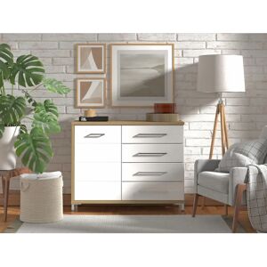 INOSIGN Mondego Sideboard - 4 Schubladen, Weiß/Braun INOSIGN Mondego Sideboard - 4 Schubladen, Weiß/Braun