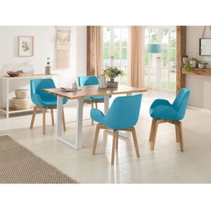 Home AFFAIRE Melody Esstisch - 140x76x85 cm - Holz & Metall Home AFFAIRE Melody Esstisch - 140x76x85 cm - Holz & Metall