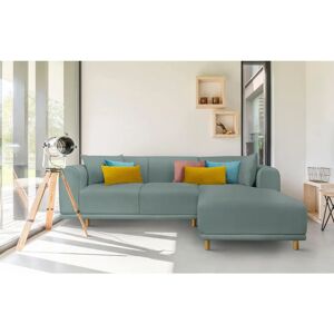 Andas Maroon L-Form Sofa - Skandinavisches Design Andas Maroon L-Form Sofa - Skandinavisches Design