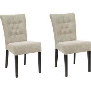 HOME AFFAIRE Queen Beige Esszimmerstuhl - Gepolstert, 4er Set HOME AFFAIRE Queen Beige Esszimmerstuhl - Gepolstert, 4er Set