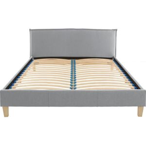 Otto Products Heddi - Blau Polsterbett - Bett mit Rahmen & Kopfteil Otto Products Heddi - Blau Polsterbett - Bett mit Rahmen & Kopfteil