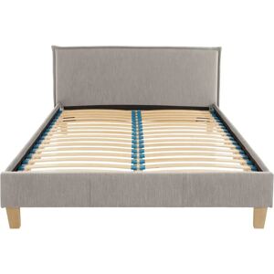 Otto Products Heddi Grau Modernes Polsterbett Otto Products Heddi Grau Modernes Polsterbett