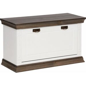 Home affaire Vinales Weiße Schuhbank - Schuhaufbewahrungsmöbel Home affaire Vinales Weiße Schuhbank - Schuhaufbewahrungsmöbel