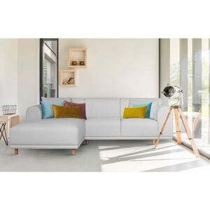Andas Maroon L-Form Sofa - Skandinavisches Design - 285cm Andas Maroon L-Form Sofa - Skandinavisches Design - 285cm