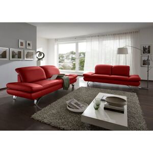 PLACES OF STYLE San Angelo Sofa - 3-Sitzer, Rot, Mikrofaser, Leder PLACES OF STYLE San Angelo Sofa - 3-Sitzer, Rot, Mikrofaser, Leder