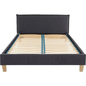 OTTO PRODUCTS Heddi - Polsterbett mit recyceltem Polyester - Massivholz - Schwarz OTTO PRODUCTS Heddi - Polsterbett mit recyceltem Polyester - Massivholz - Schwarz